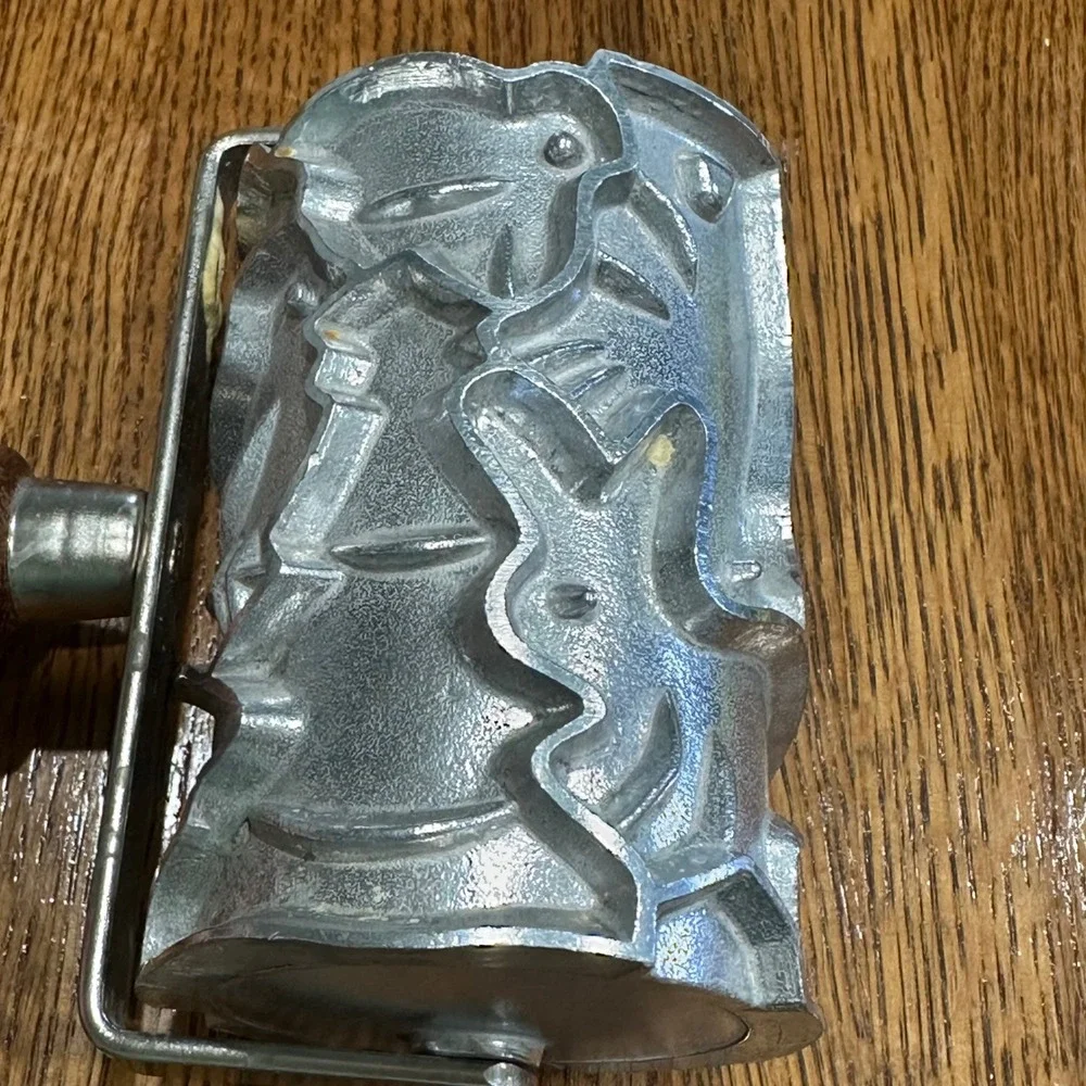 Vintage Monopol‎ Auro Christmas cookie cutter roller German Animal 1960s 1970s